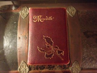 Antique The Poetical Of Owen Meredith Book C1890 - 1900