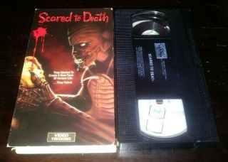 Scared To Death (vhs Video Treasures 1985) John Stinson Rare Horror Rated R