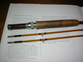Lyle Dickerson 8013 Bamboo Fly Rod 8ft,  2/2 Trout Model Rare Bagtube