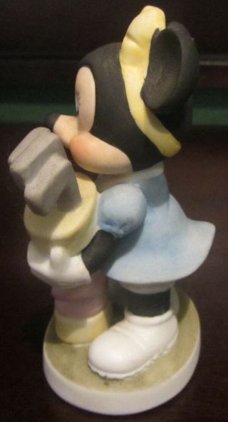 RARE Disney Minnie Mouse Golf Golfer Caddy Ceramic Porcelain Figure Figurine 2
