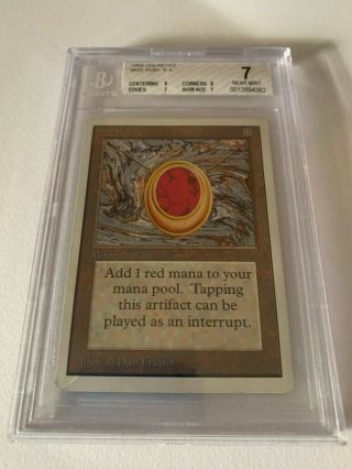 Magic The Gathering Unlimited Mox Ruby Bgs 7