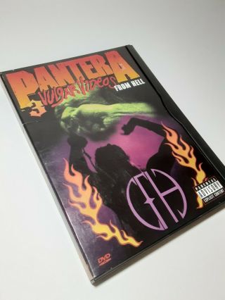 Rare 1999 Collectable,  Pantera 3 Vulgar Videos From Hell,  Very Dvd