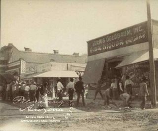 1890 Pre - Prohibition Julius Goldbaum Tucson Arizona Whiskey Rare Label Antique 3