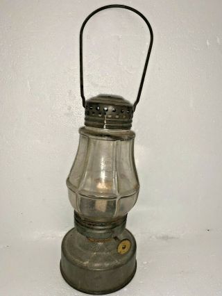 Antique Vintage Skaters Size Perko Wonder Junior Perkins Marine Corp Oil Lamp 1