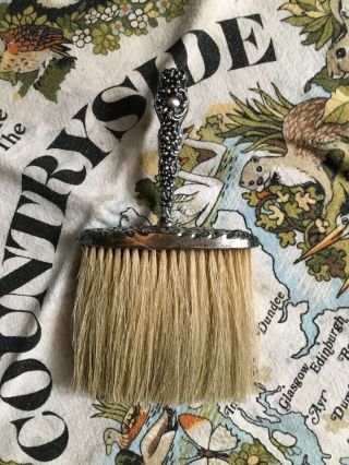 Antique Sterling Horse Hair Brush