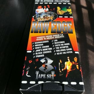RARE OOP Hard n Heavy Raw Edge Alternative VHS (3) Nirvana Primus RHCP FNM,  1995 3