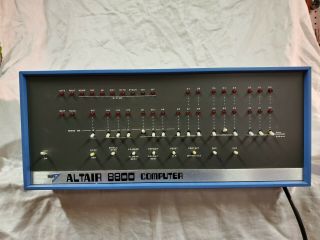 Rare Vintage 1975 Mits Altair 8800 Computer Mfg 04/1975