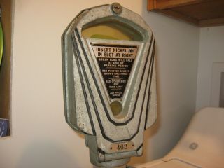 1936 Parking Meter Extremely Rare Made By " Dual " Park - O - Meter