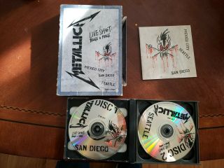 Metallica Live Shit: Binge And Purge 2 Disc 2 Dvds Rare Concerts Missing Cds