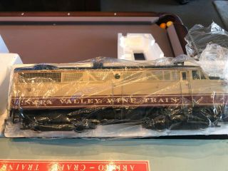 NAPA VALLEY WINE TRAIN - G SCALE - RARE ARISTROCRAFT DISCONTINUED EARLY 2000 2