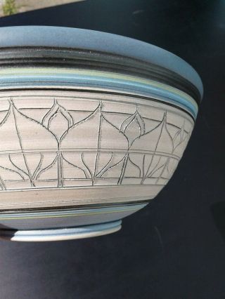 Rare Signed Don Hoskisson Oregon Northwest Studio Art Pottery Ceramic Bowl 2