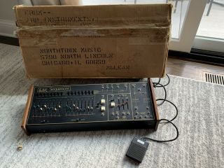 Vintage Rare Arp Model 1613 Synthesizer Sequencer W/box And Pedal (moog)