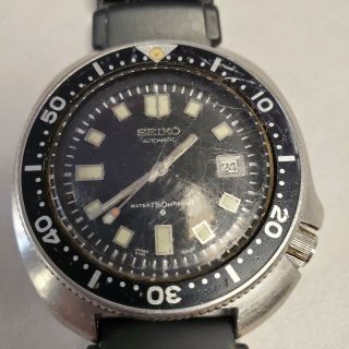 Rare Vintage Seiko 6105 - 8110 " Captain Willard " Stainless Steel Diver Watch