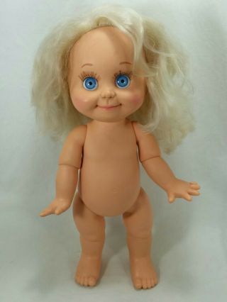 Vintage Baby Face Doll So Sweet Sandi Blonde Galoob 1990 (no Clothes)