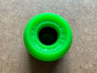 1 Vintage Kryptonics Usa 63.  5 Cm Neon Green Skateboard Wheel Nos
