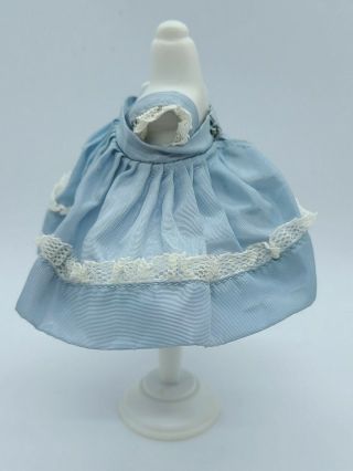 Vintage 1950s Vogue Ginny Blue Candy Dandy Doll Dress & Shoes Medford Tag 54 3