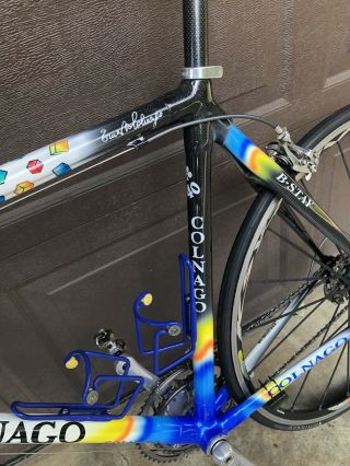 RARE Colnago Mapei C40 B - Stay 56 cm with Valuable Aftermarket Components 6