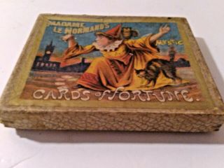 Antique Gypsy Fortune Telling Cards Madame Le Normand Mystic Cards Of Fortune