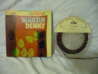 Rare 7 - 1/2ips The Best Of Martin Denny Reel To Reel Tape Plays Great