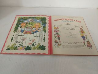 VTG Mother Goose Land With Judy And Jim Paper Doll Story Book 1949 2