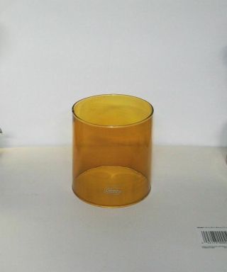 Vintage Coleman Lantern Replacement Amber Globe For Models 220,  228,