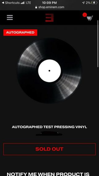 Eminem Music To Be Murdered By Signed Record Vinyl Test Pressing Rare