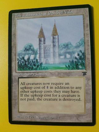 The Tabernacle At Pendrell Vale - Legends - Rare English Mtg Card.  Legit