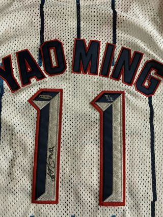 Yao Ming Autograph Auto Signed Jersey Upper Deck Uda 71/111 Rockets Rare