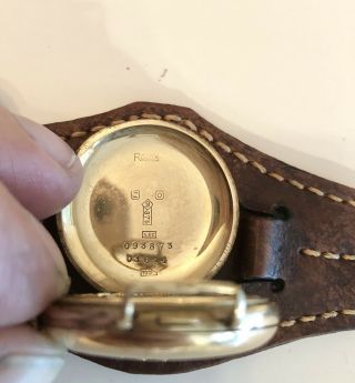 Rare Gold Rolex Full Hunter Trench Watch antique Circa 1911 3