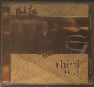 Third Day Self Titled 1995 Cd Oop Rare Gray Dot Records Autographed