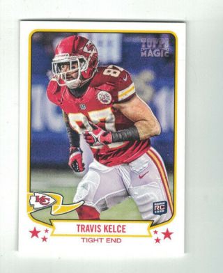 Travis Kelce 2013 Topps Magic Rookie Rc No.  327 Kansas City Chiefs Rare Star