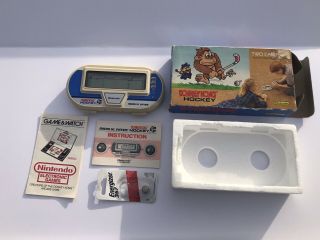 Nintendo Micro Vs System Donkey Kong Hockey Hk - 303 Extremely Rare Game & Watch