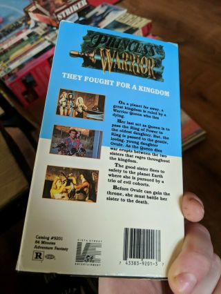 Princess Warrior Rare Adult Sci Fi VHS VISTA STREET OOP 3