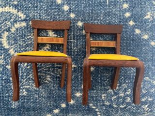 Set Of 4 Lynnfield / Block House Vintage Miniature Dining Chairs 1940 
