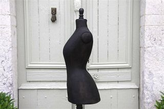 Rare WASP WAIST Antique French Mannequin,  Stockman Dress Form,  Tailor ' s Dummy 3