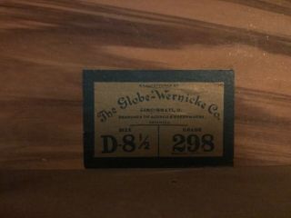 Pair Antique 4 Stack Globe Wernicke Oak barrister bookcase - Leaded Glass - RARE 3