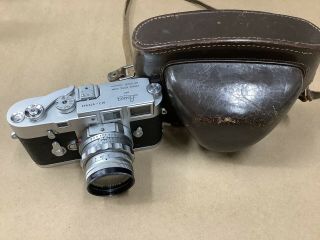 Rare Leica M3 Dbp Rangefinder Film Camera W/leitz Wetzlar 5cm 1:2