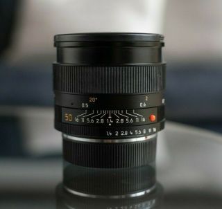 Leica Summilux - R 50mm F/1.  4 E60 Rom Sn 3821216 Lens - Latest Version - Rare