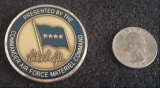 RARE 4 Star General Lyles Air Force Material Command CMDR US AFMC Challenge Coin 2