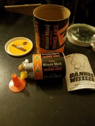 Rare Minute Maid Orange Juice Canned Wizzzer 1970 Mattel Top Vintage Whizzer