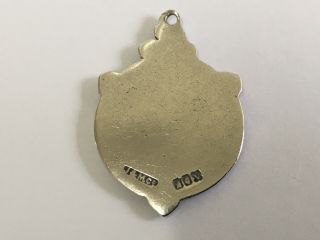 Irish Solid Silver ‘Boxing’ Fob By J&M Co.  Dublin 1937 3