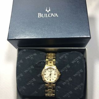 Bulova Gold Tone Diamond Accent Watch Model C967877