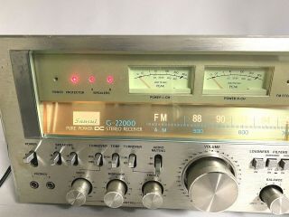 1978 SANSUI G - 22000 PURE POWER DC STEREO RECEIVER vintage fm am radio rare 4