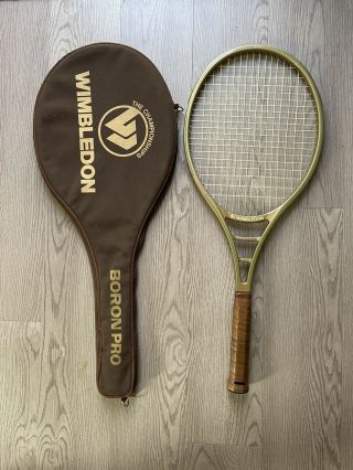 Very Rare Wimbledon The Championships Tennis Racquet - Fast