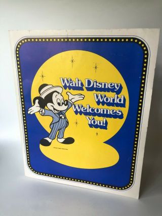 Vintage Rare Walt Disney World Welcomes You Cast Member Employee Folder 1976