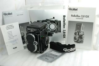 " Rare Almost Boxed " Rolleiflex Tlr 2.  8gx W/ Planar 80mm F/2.  8 Hft 3920