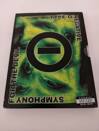 Type O Negative Symphony For The Devil Dvd & Cd Rare Slipcover Oop Peter Steele