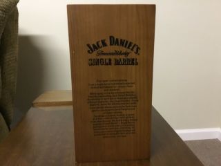 Jack Daniels Single Barrel Wooden Display Box - Rare