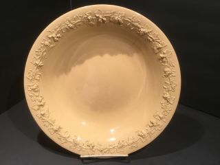 Antique Wedgewood Jasperware Large Yellow Bowl 11.  5” 2” Deep Rare 19th Century