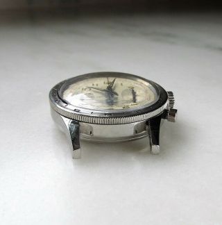 Vintage RARE Gallet Chronograph Watch Robert Neis Dial Swiss NR C2921 4